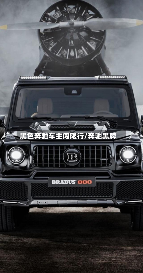 黑色奔驰车主闯限行/奔驰黑牌