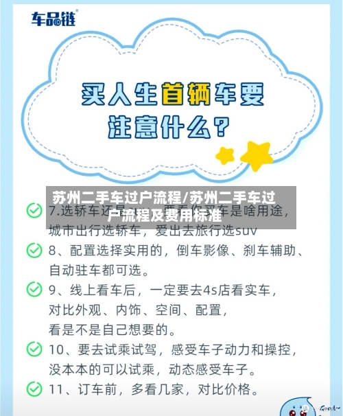 苏州二手车过户流程/苏州二手车过户流程及费用标准