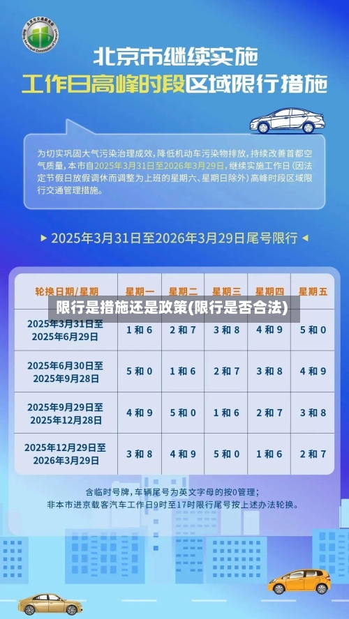 限行是措施还是政策(限行是否合法)