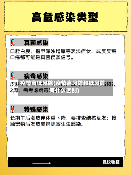 疫情高低风险(疫情高风险和低风险有什么区别)