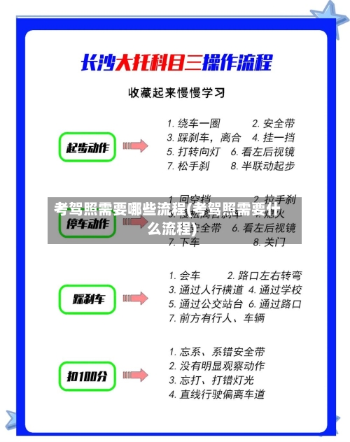 考驾照需要哪些流程(考驾照需要什么流程)