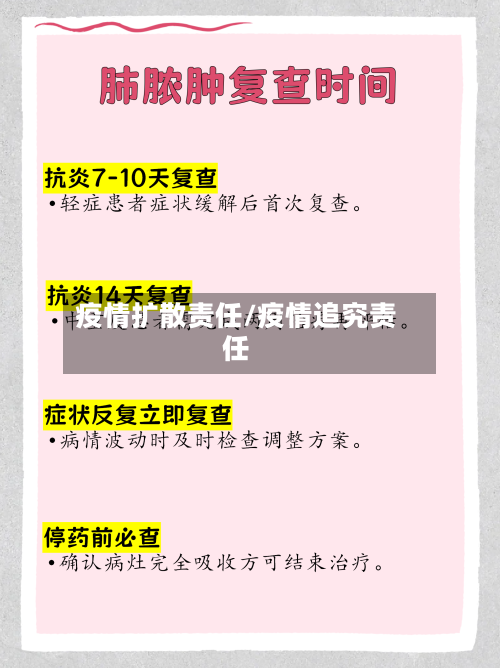 疫情扩散责任/疫情追究责任
