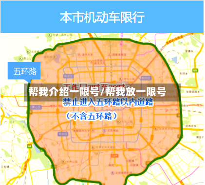 帮我介绍一限号/帮我放一限号