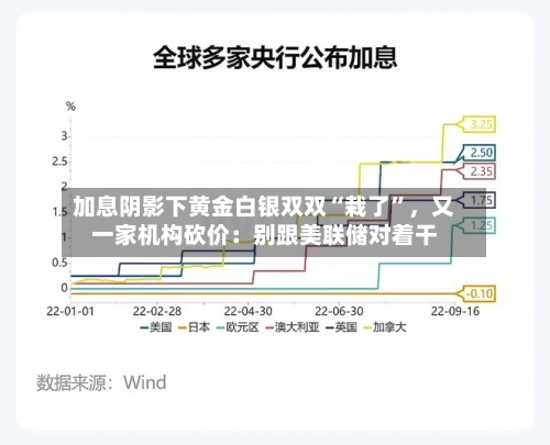 加息阴影下黄金白银双双“栽了”，又一家机构砍价：别跟美联储对着干-第1张图片