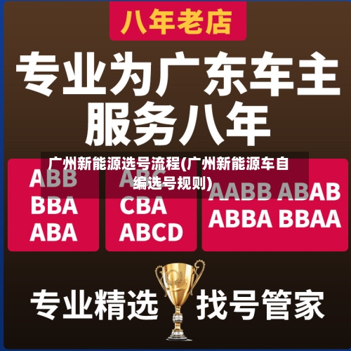 广州新能源选号流程(广州新能源车自编选号规则)