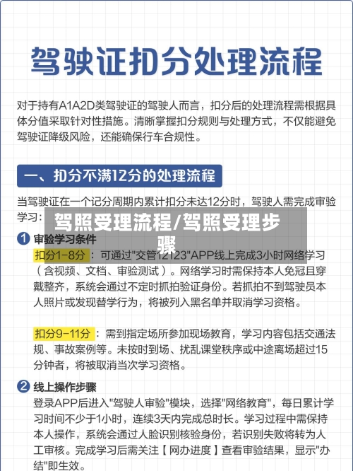 驾照受理流程/驾照受理步骤