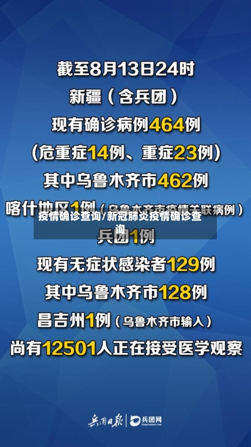 疫情确诊查询/新冠肺炎疫情确诊查询