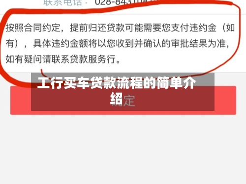 工行买车贷款流程的简单介绍