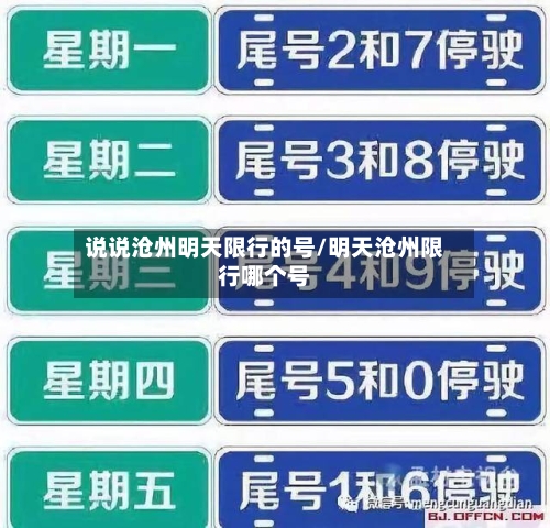 说说沧州明天限行的号/明天沧州限行哪个号