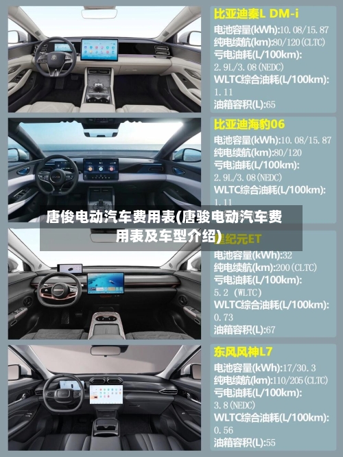 唐俊电动汽车费用表(唐骏电动汽车费用表及车型介绍)