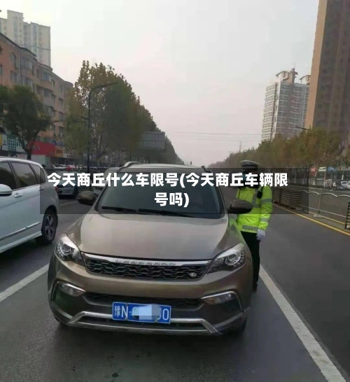 今天商丘什么车限号(今天商丘车辆限号吗)