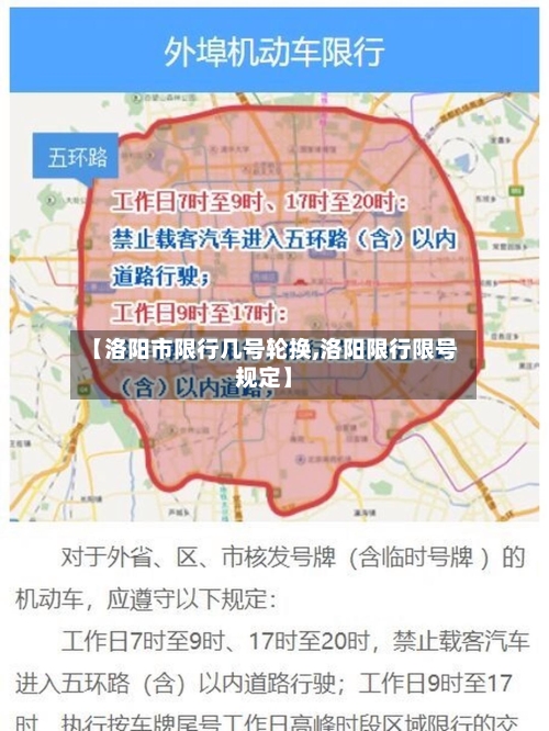 【洛阳市限行几号轮换,洛阳限行限号规定】