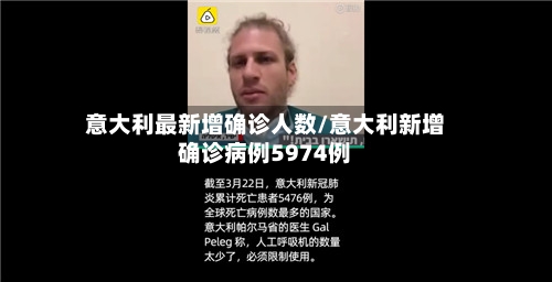 意大利最新增确诊人数/意大利新增确诊病例5974例