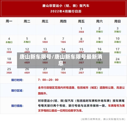 唐山新车限号/唐山新车限号最新消息