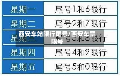 西安车站限行尾号/西安车票限号