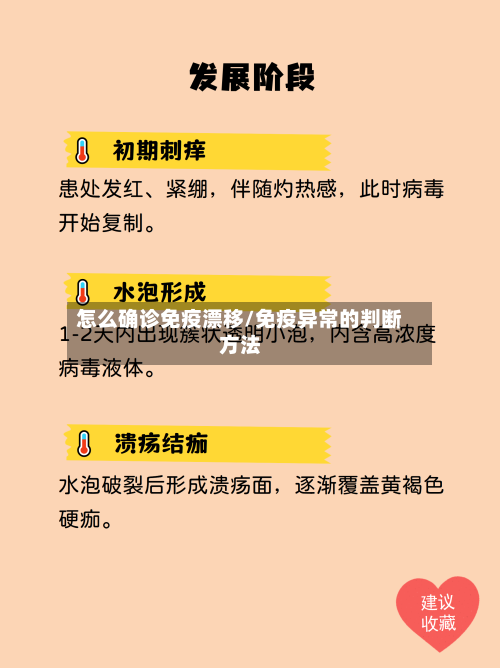 怎么确诊免疫漂移/免疫异常的判断方法