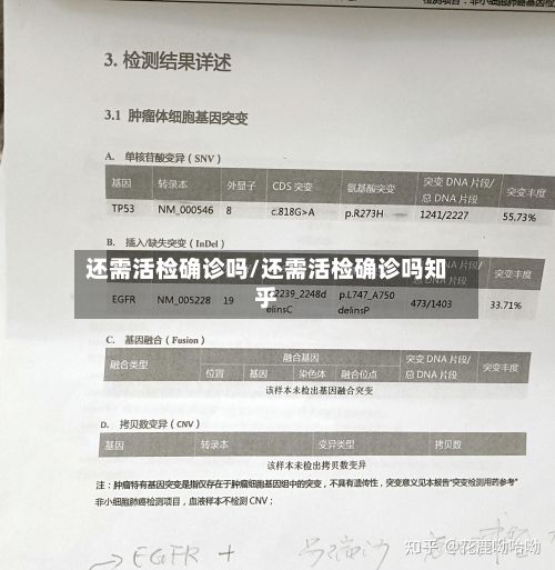 还需活检确诊吗/还需活检确诊吗知乎