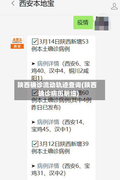 陕西确诊流动轨迹查询(陕西确诊病历明细)
