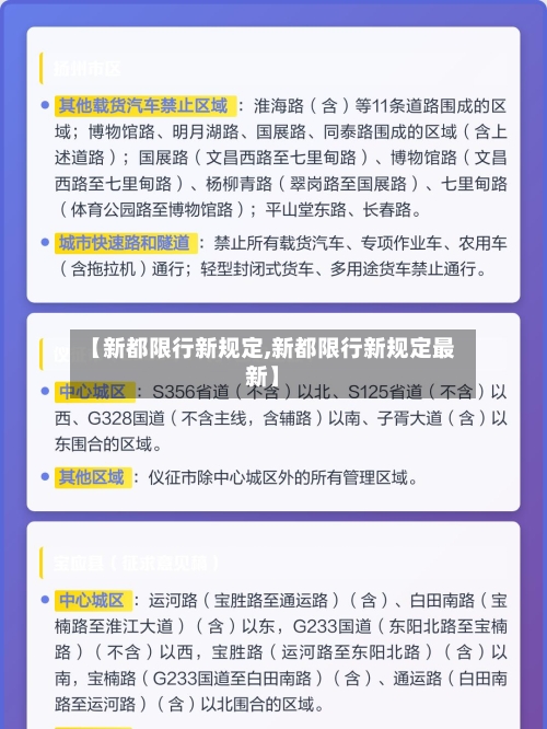 【新都限行新规定,新都限行新规定最新】