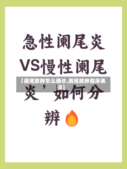 【阑尾脓肿怎么确诊,阑尾脓肿临床表现】