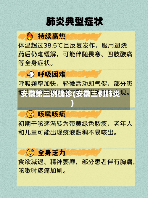 安徽第三例确诊(安徽三例肺炎)