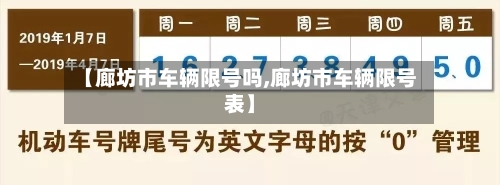 【廊坊市车辆限号吗,廊坊市车辆限号表】