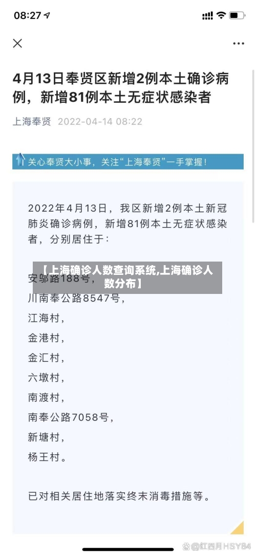 【上海确诊人数查询系统,上海确诊人数分布】