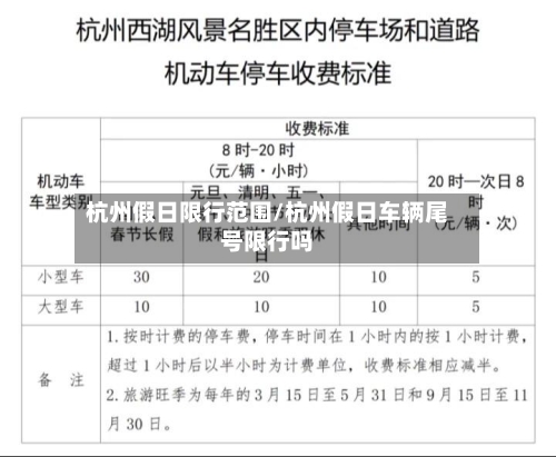 杭州假日限行范围/杭州假日车辆尾号限行吗