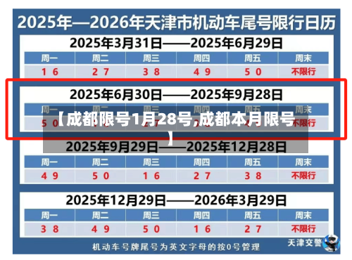 【成都限号1月28号,成都本月限号】