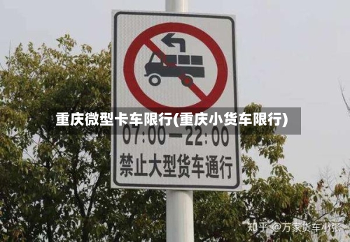 重庆微型卡车限行(重庆小货车限行)