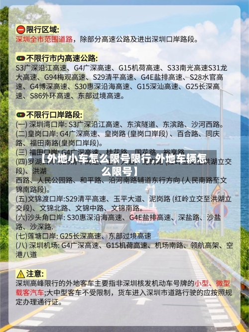 【外地小车怎么限号限行,外地车辆怎么限号】