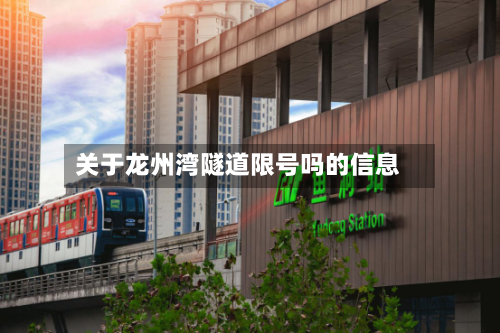 关于龙州湾隧道限号吗的信息