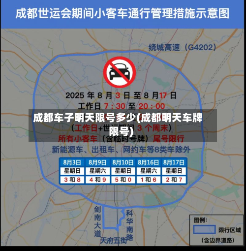 成都车子明天限号多少(成都明天车牌限号)