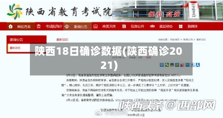 陕西18日确诊数据(陕西确诊2021)