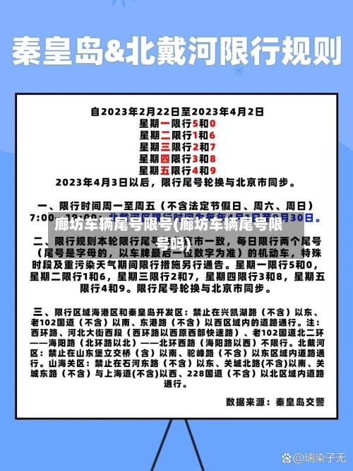 廊坊车辆尾号限号(廊坊车辆尾号限号吗)
