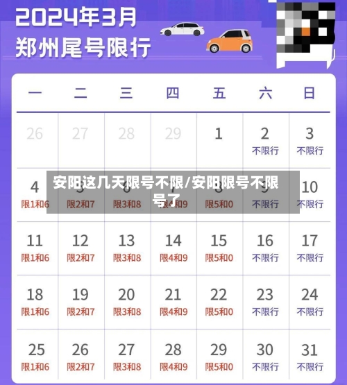 安阳这几天限号不限/安阳限号不限号了