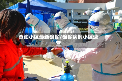 查询小区最新确诊/确诊病例小区速查