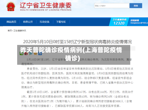 昨天普陀确诊疫情病例(上海普陀疫情确诊)