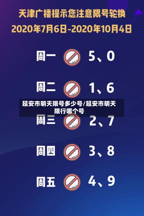 延安市明天限号多少号/延安市明天限行哪个号