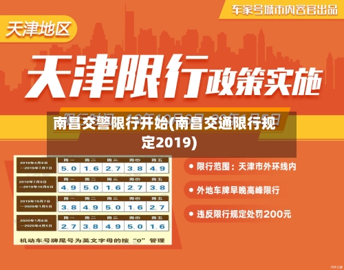 南昌交警限行开始(南昌交通限行规定2019)
