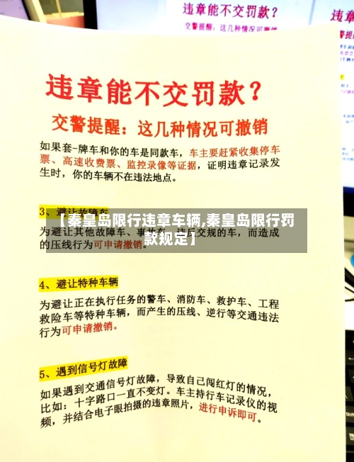 【秦皇岛限行违章车辆,秦皇岛限行罚款规定】