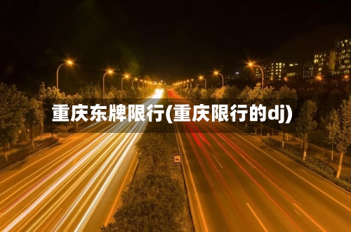 重庆东牌限行(重庆限行的dj)