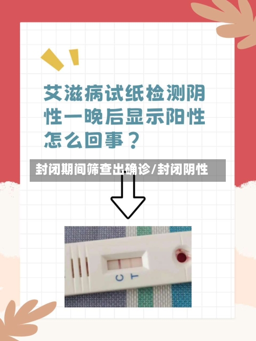 封闭期间筛查出确诊/封闭阴性