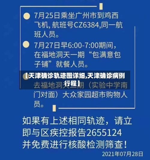 【天津确诊轨迹图详细,天津确诊病例行程】