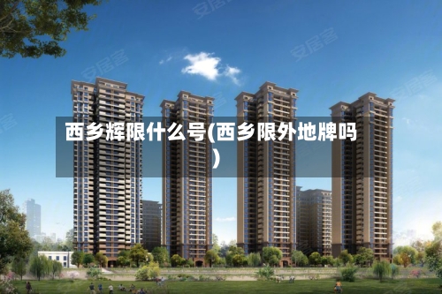西乡辉限什么号(西乡限外地牌吗)
