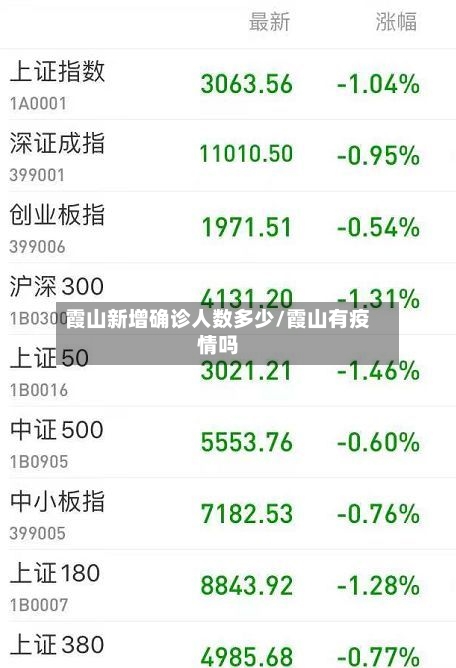 霞山新增确诊人数多少/霞山有疫情吗