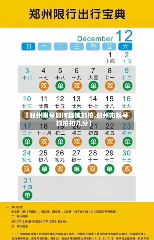 【郑州限号如何摆摊抓拍,郑州市限号抓拍扣几分】
