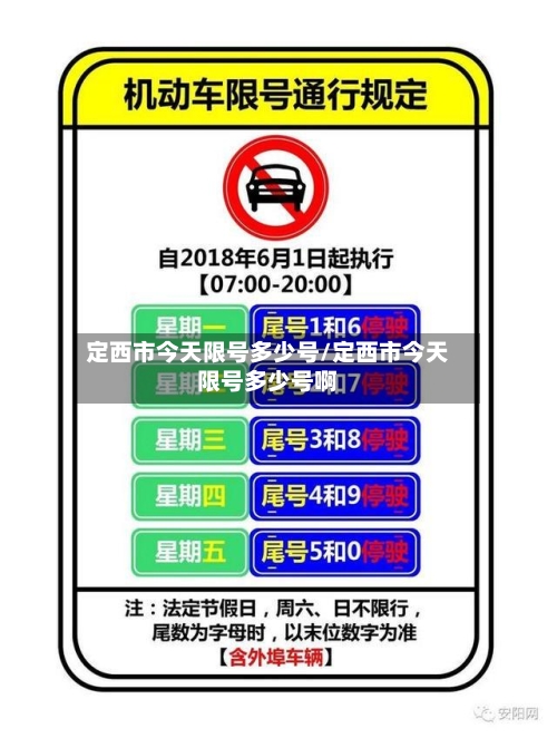 定西市今天限号多少号/定西市今天限号多少号啊