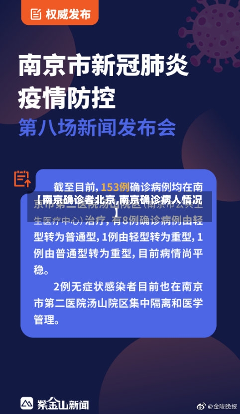 【南京确诊者北京,南京确诊病人情况】