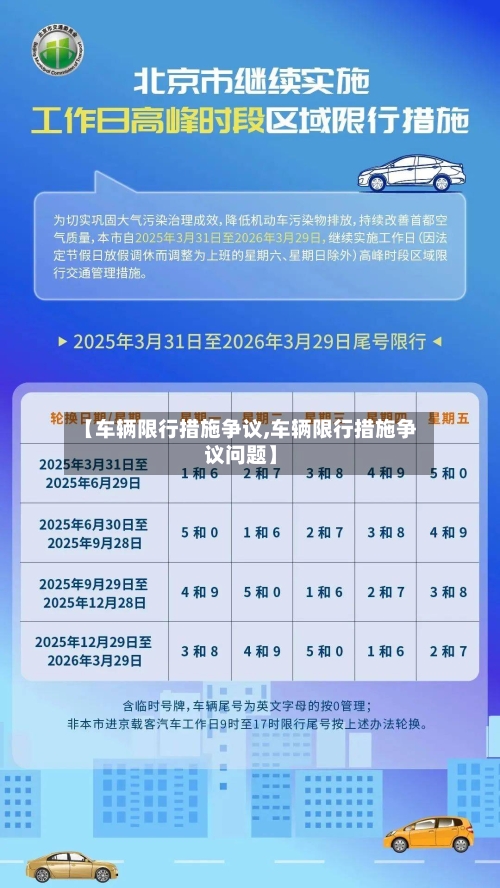 【车辆限行措施争议,车辆限行措施争议问题】